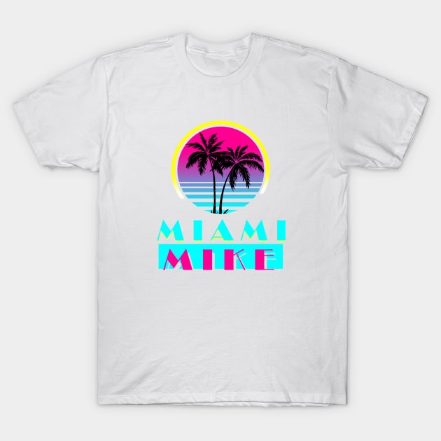 Miami Mike T-Shirt by Deadcatdesign